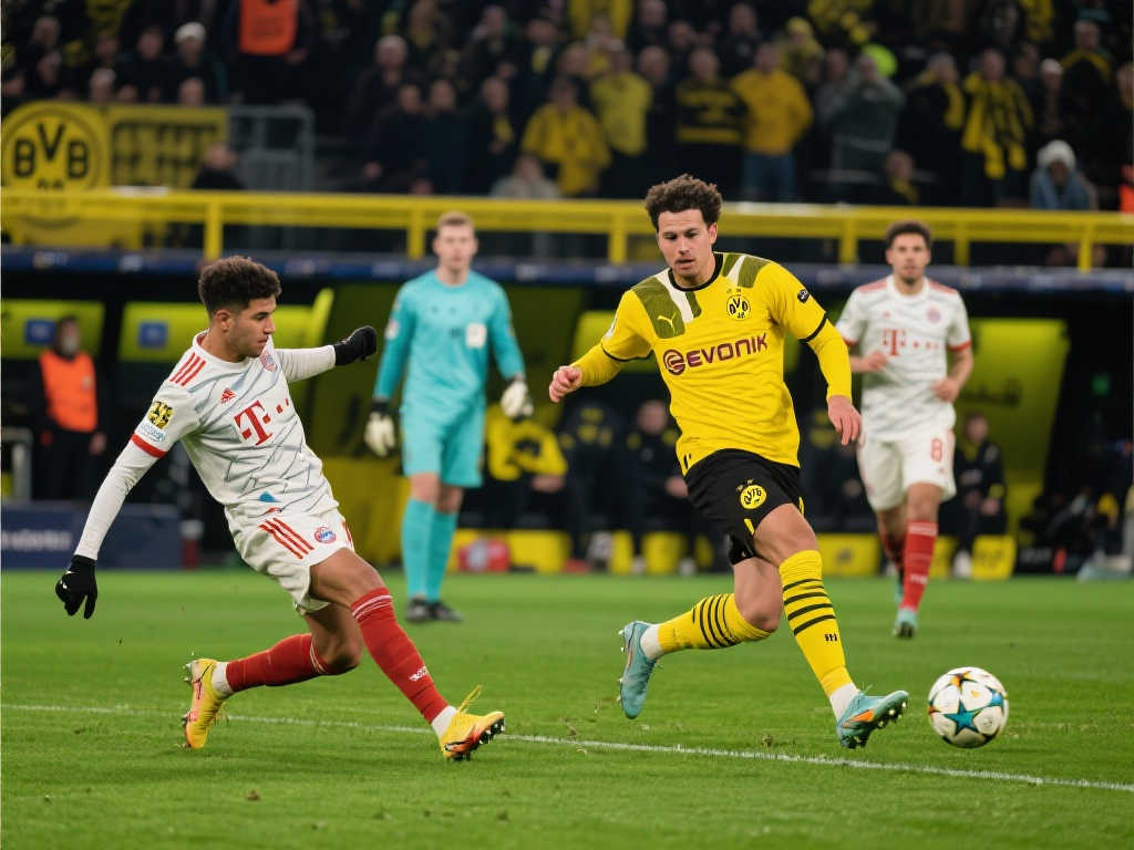 多特蒙德对阵拜仁慕尼黑：最新比分预测，拜仁或将再创连胜佳绩