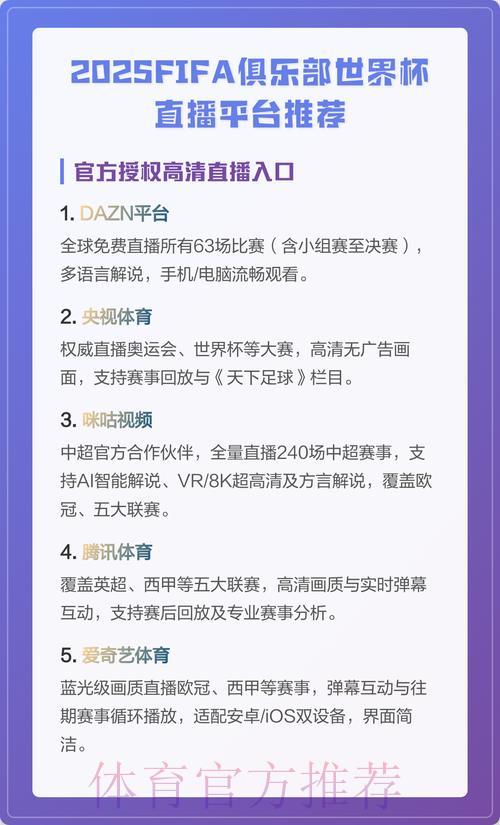 世界杯高清流畅直播平台精选推荐